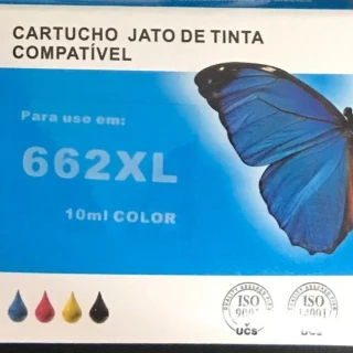 Cartucho Compatível HP 662XL - Colorido