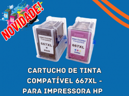 Imagem Cartucho Compatível 667XL
